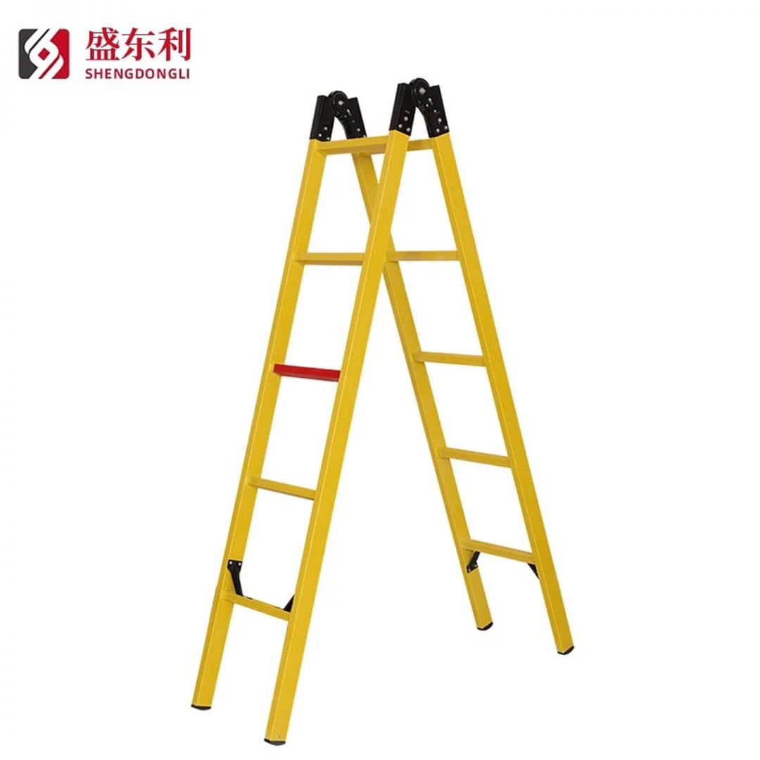 玻璃钢绝缘梯子单梯伸缩梯升降梯关节梯电工梯子工程安全梯施工供电维修绝缘梯 绝缘关节梯